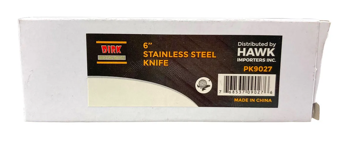 6 Inch Stainless Steel Pocket Knife (Pack of: 1) - PK-09027