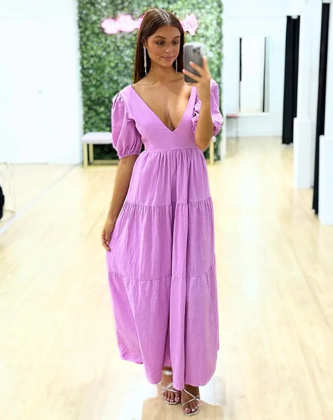 Asha Maxi Dress - Lavender