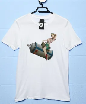 Banksy Ride Em Cowgirl T-Shirt