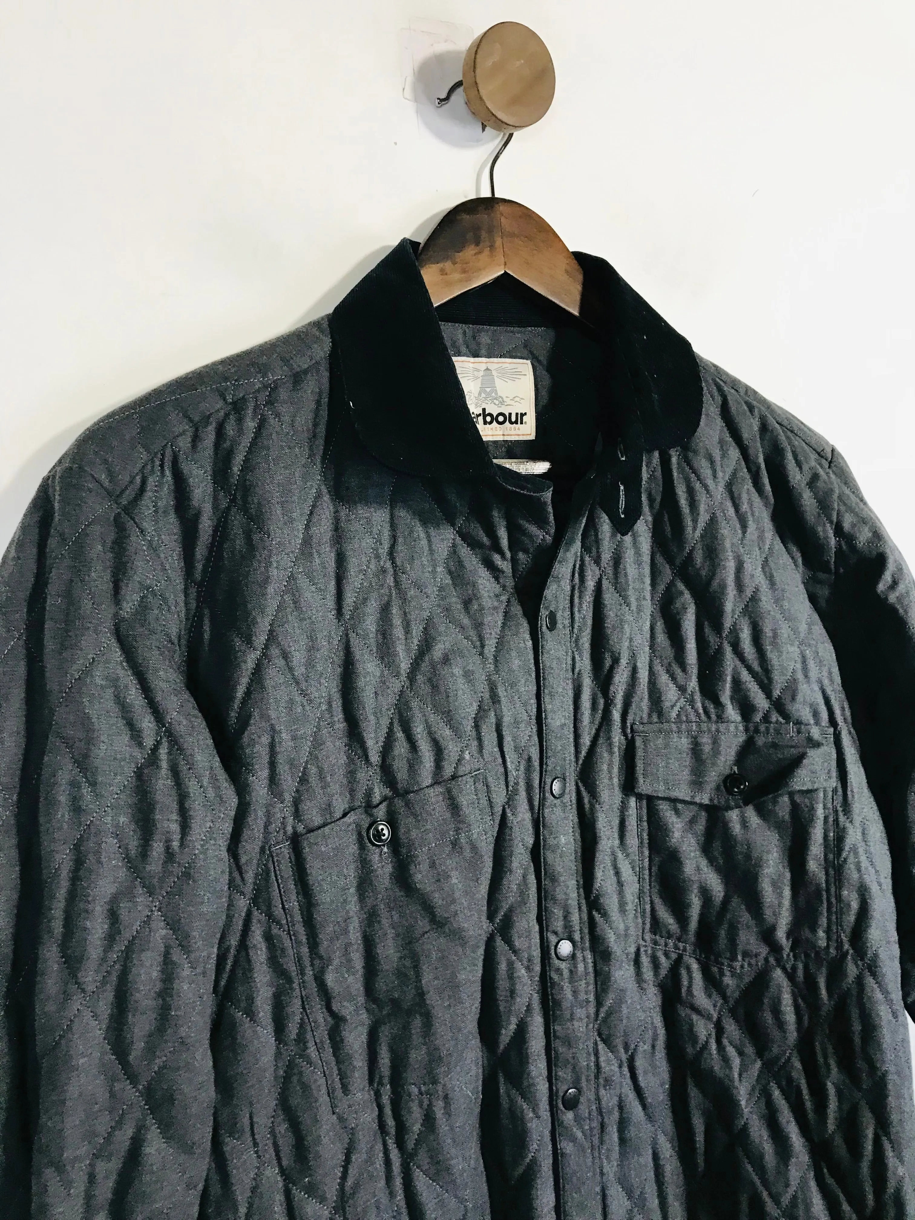 Barbour Men's Lightweight Quilted Jacket | M | Grey