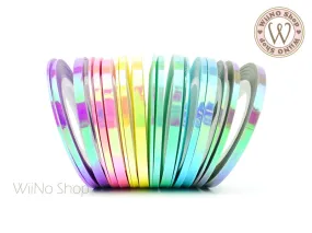 Candy Holographic Rainbow Nail Art Striping Tapes Line