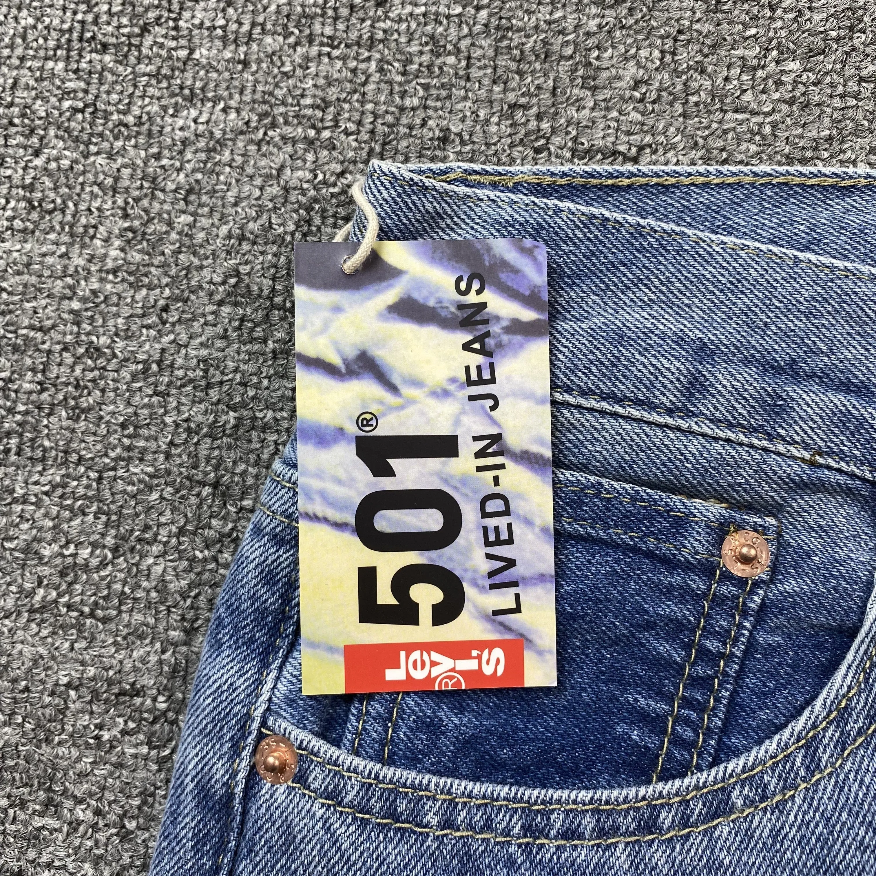 DENIM TEARS x OFFSET JEANS LIGHT WASH