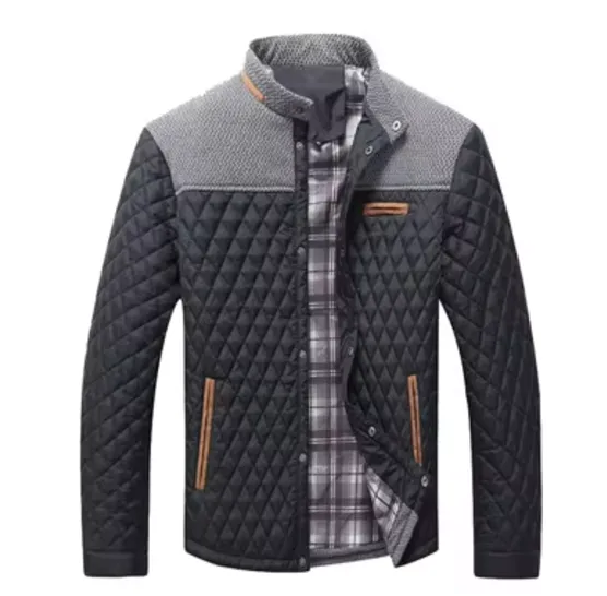 Elegant Men's Quilted Jacket with Insulated Lining