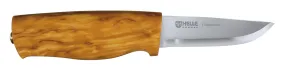 Helle Folkenkniven 80cm SS Utillity Knife (Curly Birch Handle & Leather Sheath))