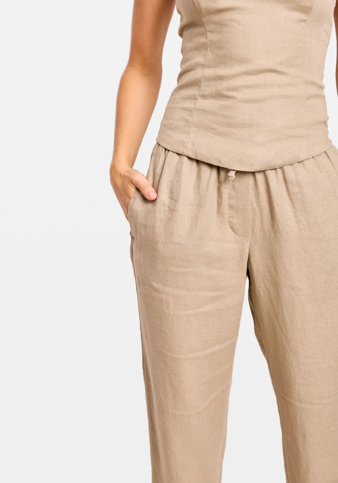HOYS STRING TROUSERS CHINCHILLA