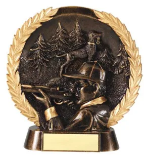 Hunting High Relief Resin Plate 7-1/2  inch