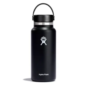Hydro Flask 32oz Wide Mouth 2.0 Flex Cap Black
