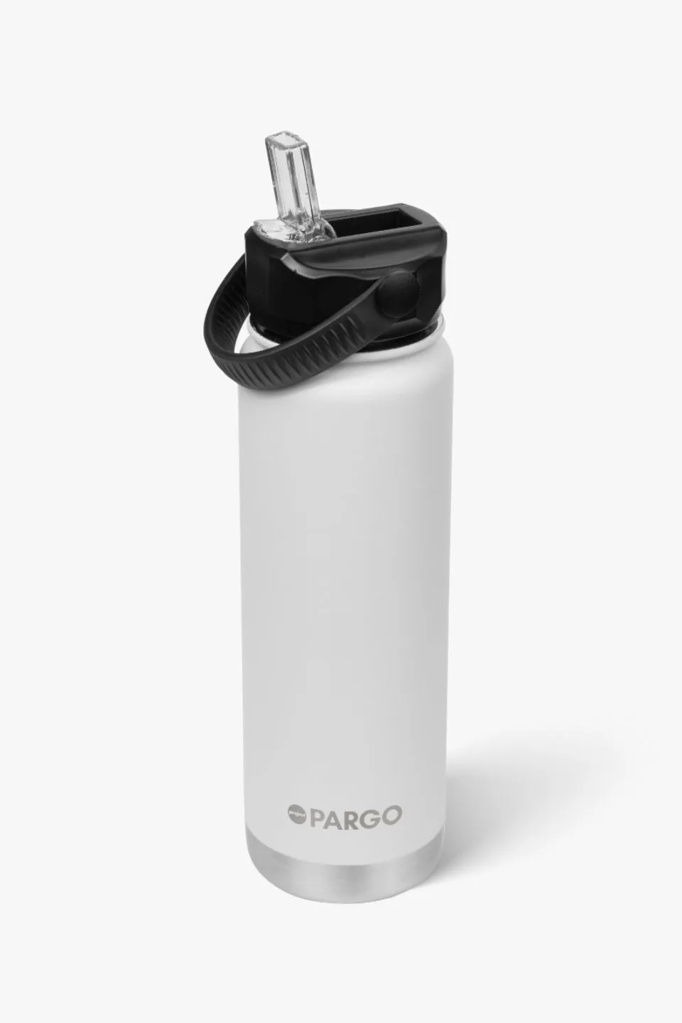 Insulated Bone White 750ml with Straw Lid Bottle