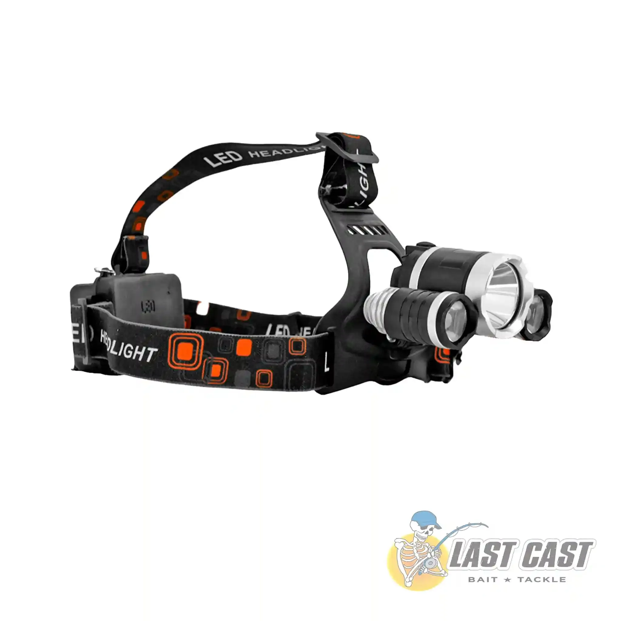 LAST CAST - HIGH POWER 3 LED RECHARGEABLE HEADLAMP
