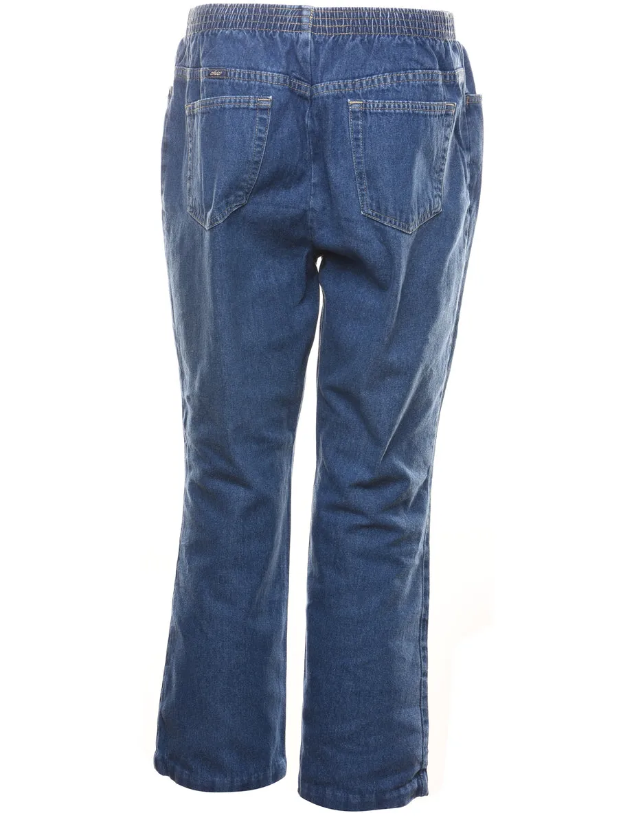 Medium Wash Denim Trousers - W26 L26