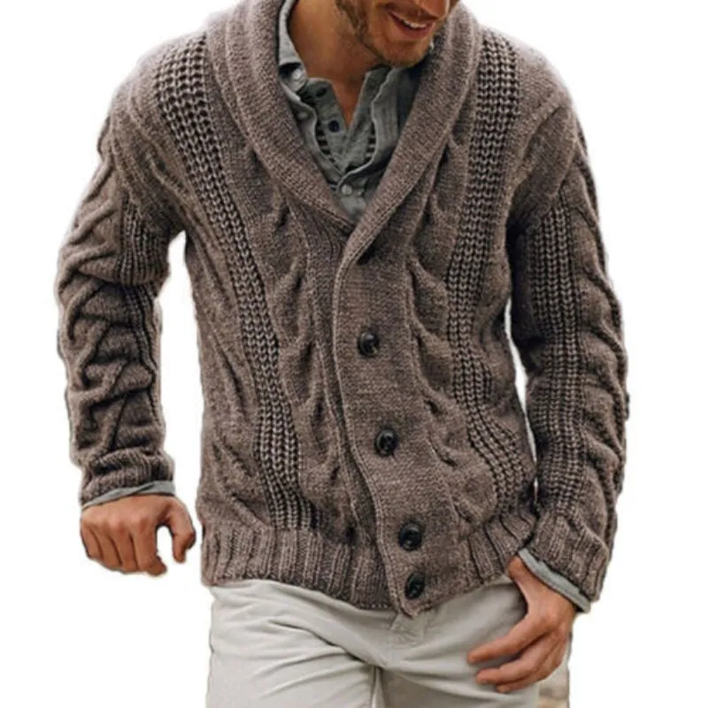 Men's Soft Knitted Jumper with Fleece Lining for Extra Warmth | Ideal for Autumn/Winter