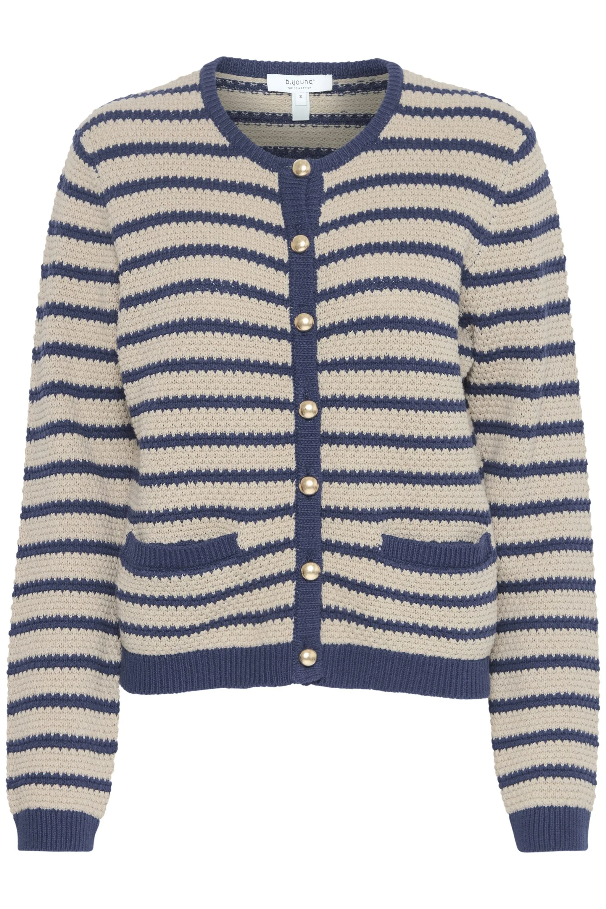 Mikala BYoung Stripe Short Cardigan