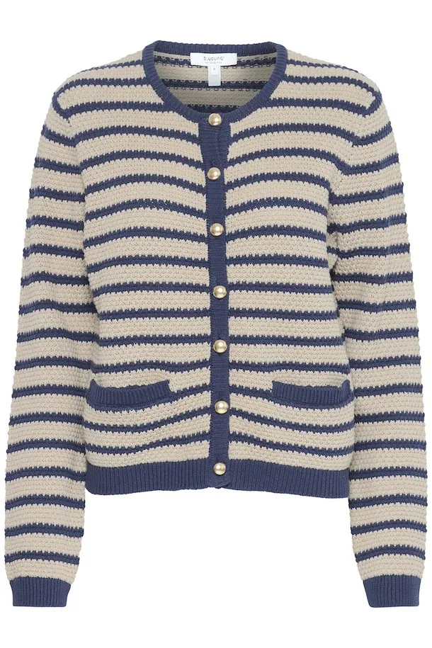 Mikala BYoung Stripe Short Cardigan