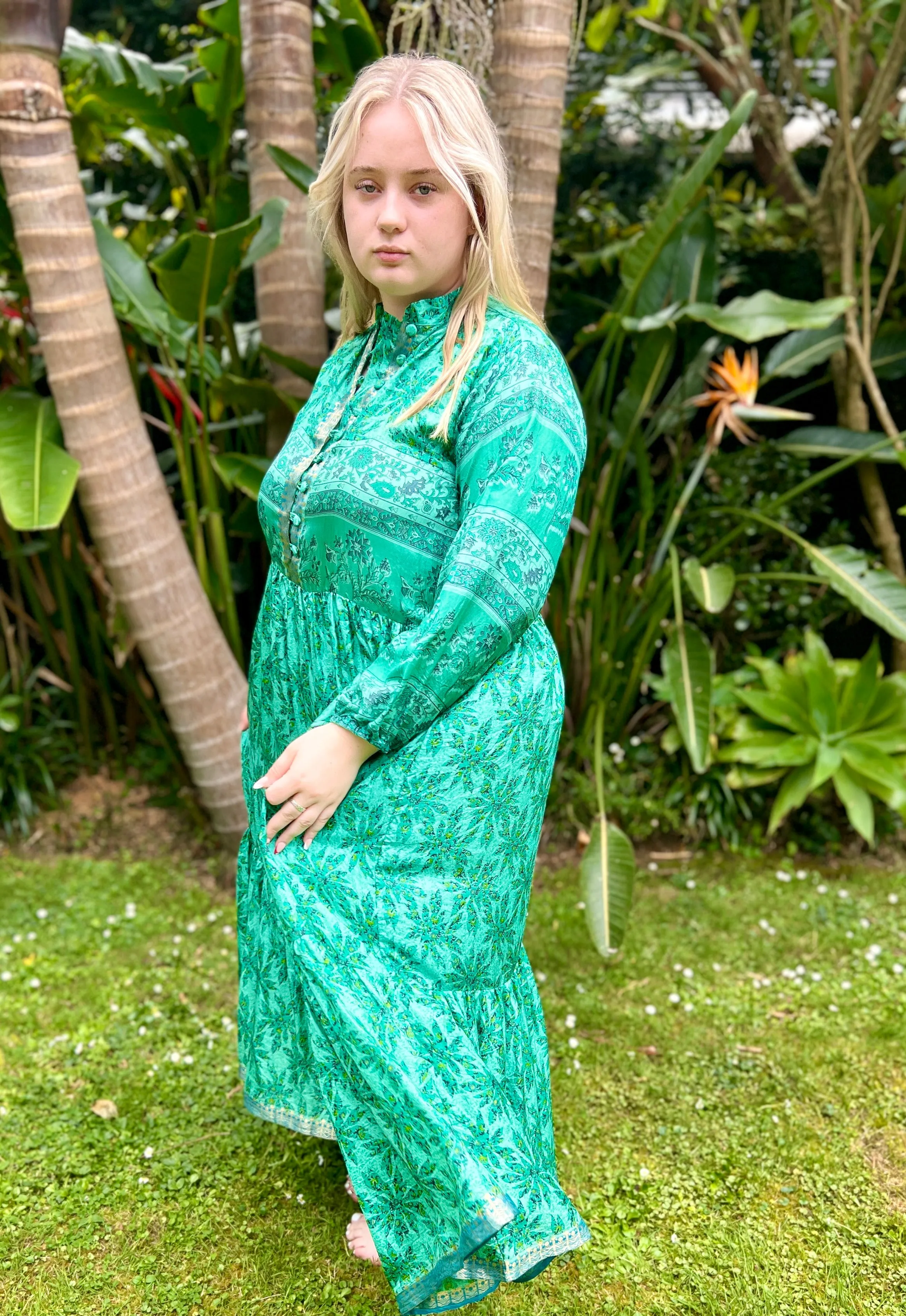 Moonlight Dress - Turquoise green (M)