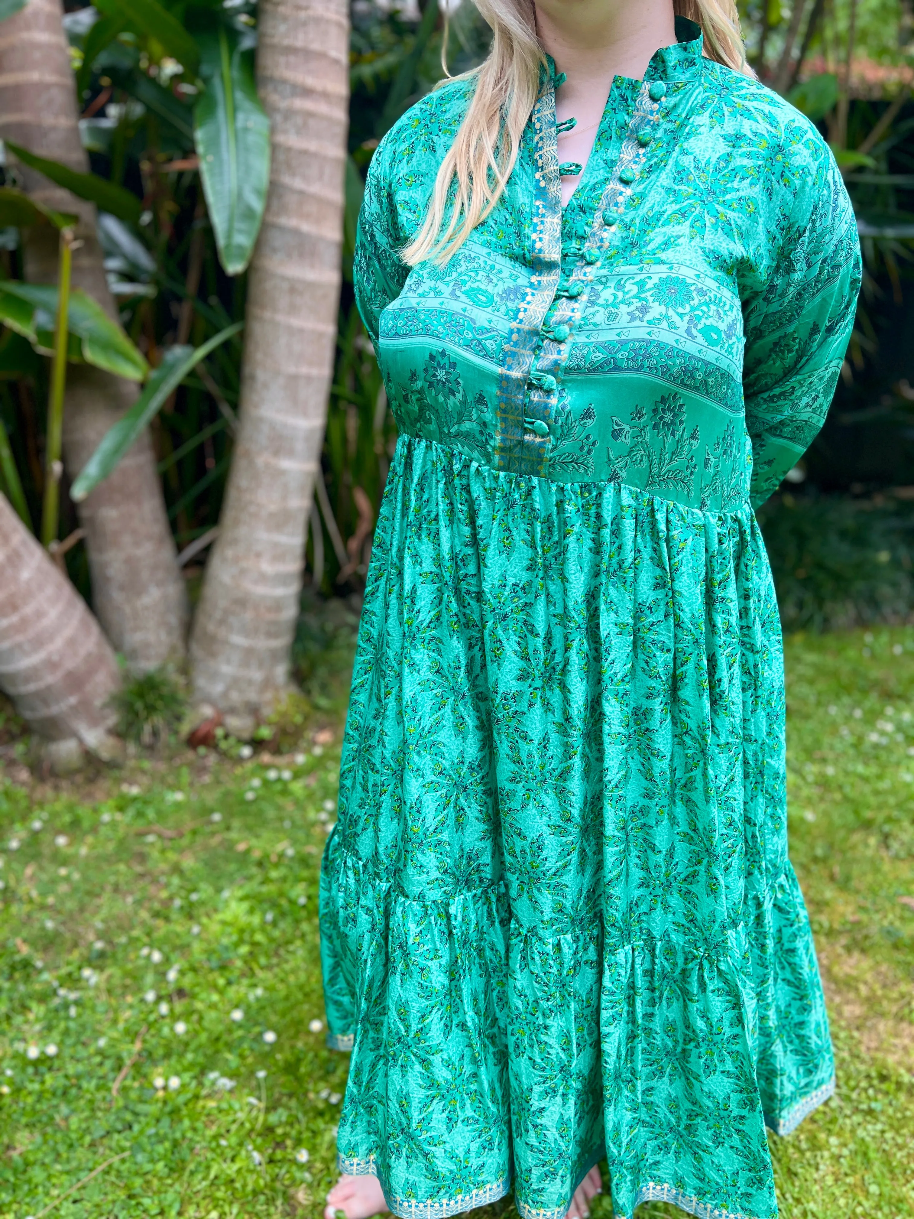 Moonlight Dress - Turquoise green (M)
