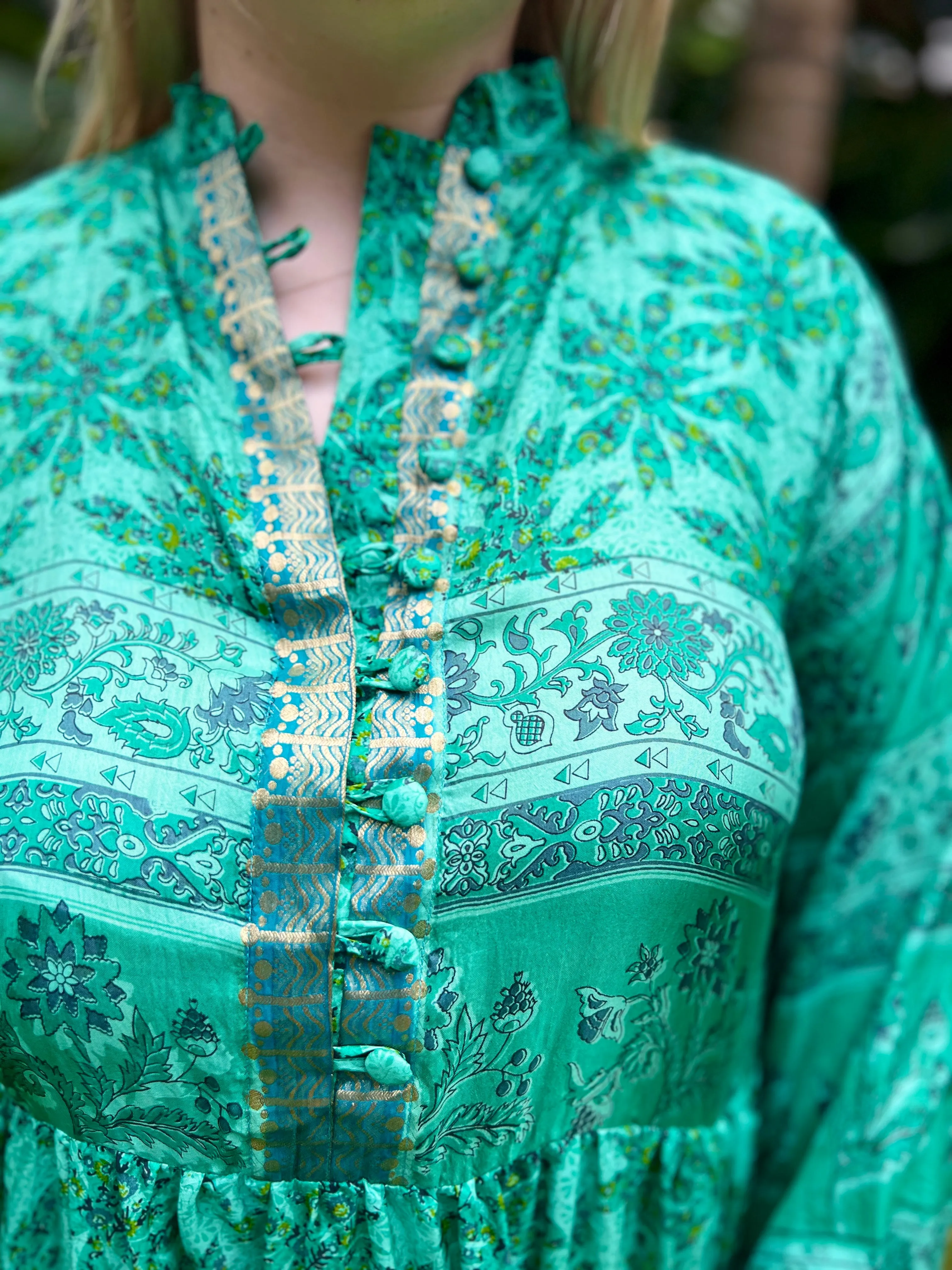 Moonlight Dress - Turquoise green (M)