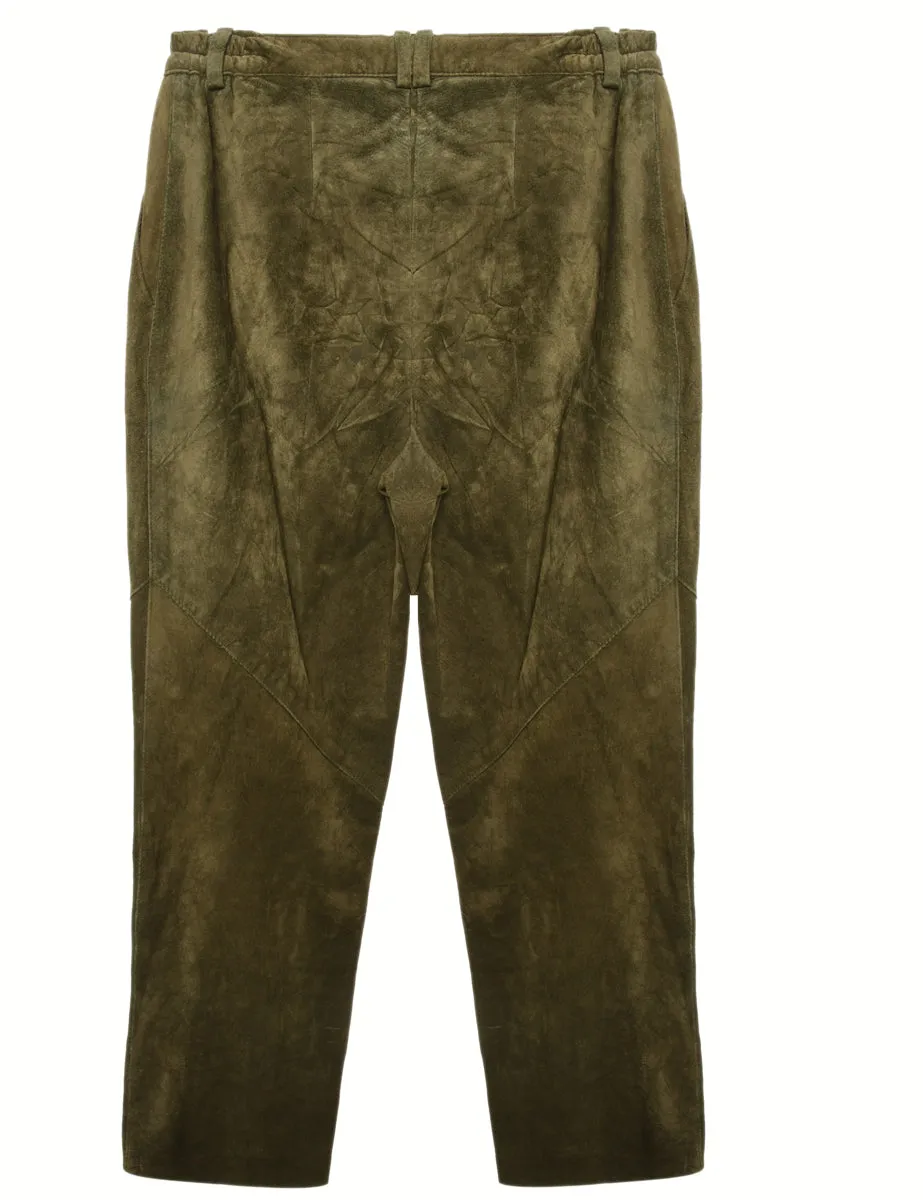 Olive Green Trousers - W30 L30
