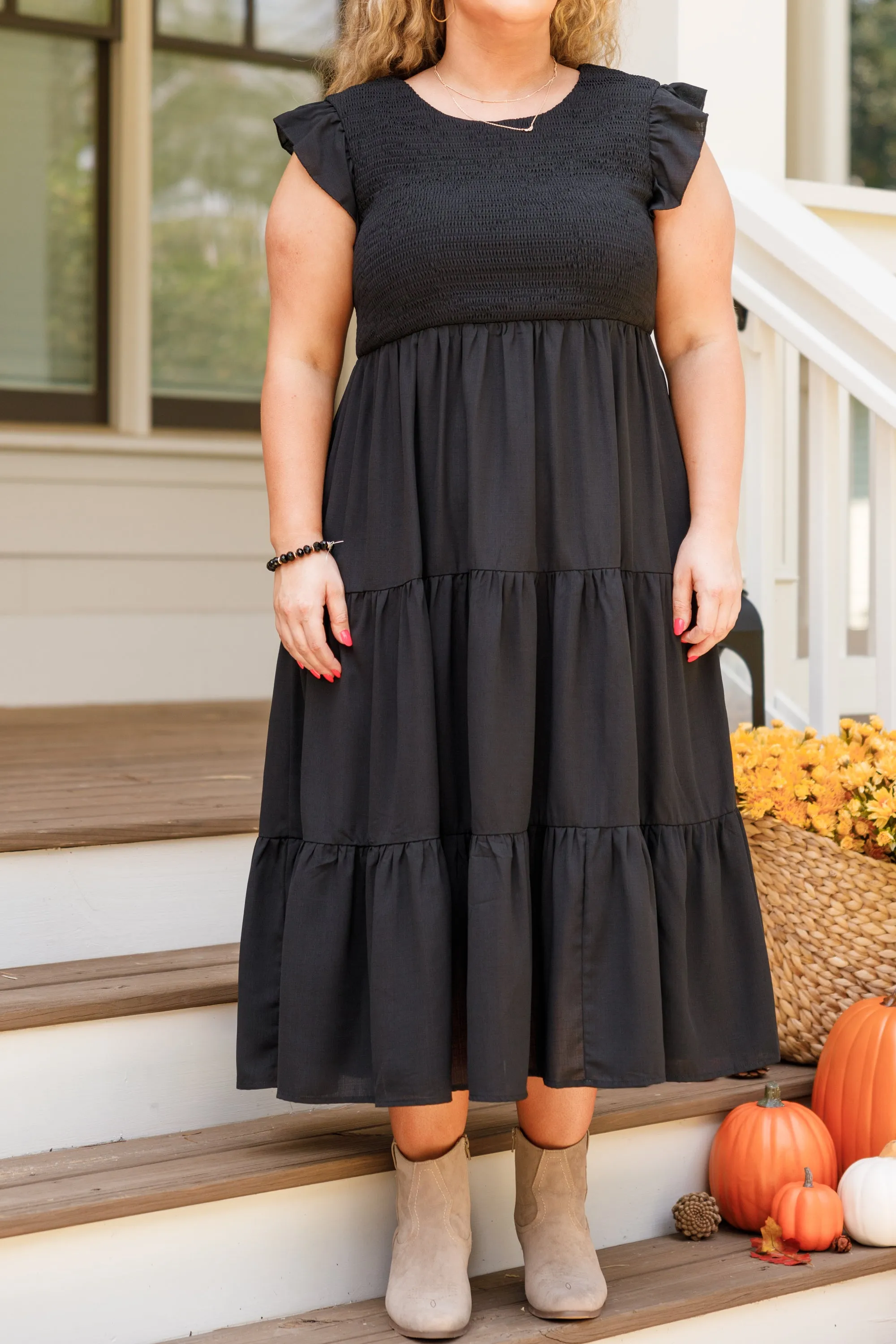 Our Sweet Memories Dress, Black