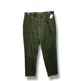 Pants Corduroy By Lands End In Green, Size: 8