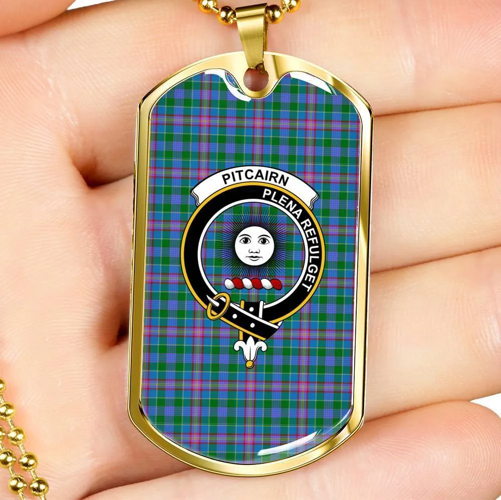 Pitcairn Hunting Tartan Dog Tag