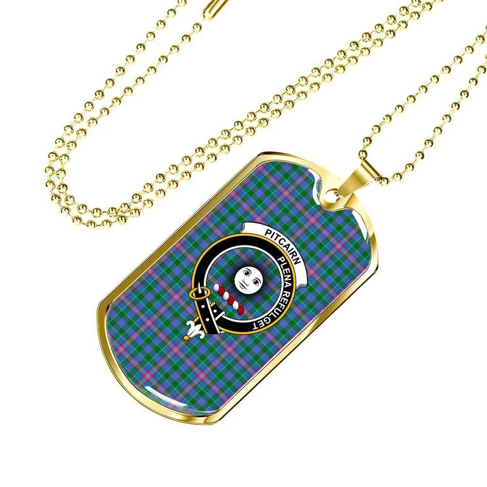 Pitcairn Hunting Tartan Dog Tag