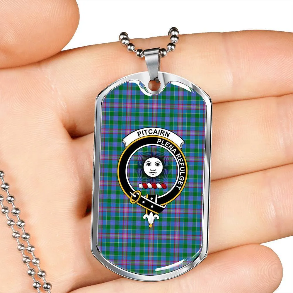Pitcairn Hunting Tartan Dog Tag