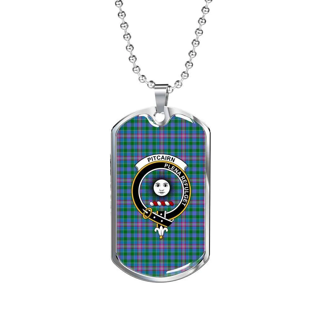 Pitcairn Hunting Tartan Dog Tag