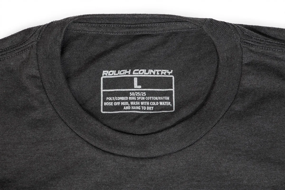 Rough Country T-Shirt - Born & Raised - Black - MD