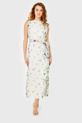 Sabine Dress-Linen-Fleurs de Provence by Cartolina