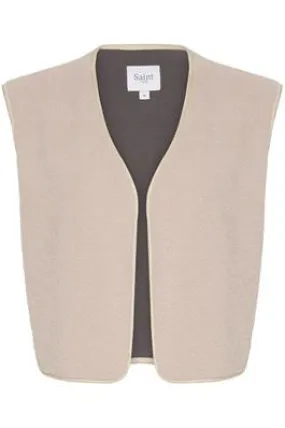 Saint Tropez Carla Vest - Creme