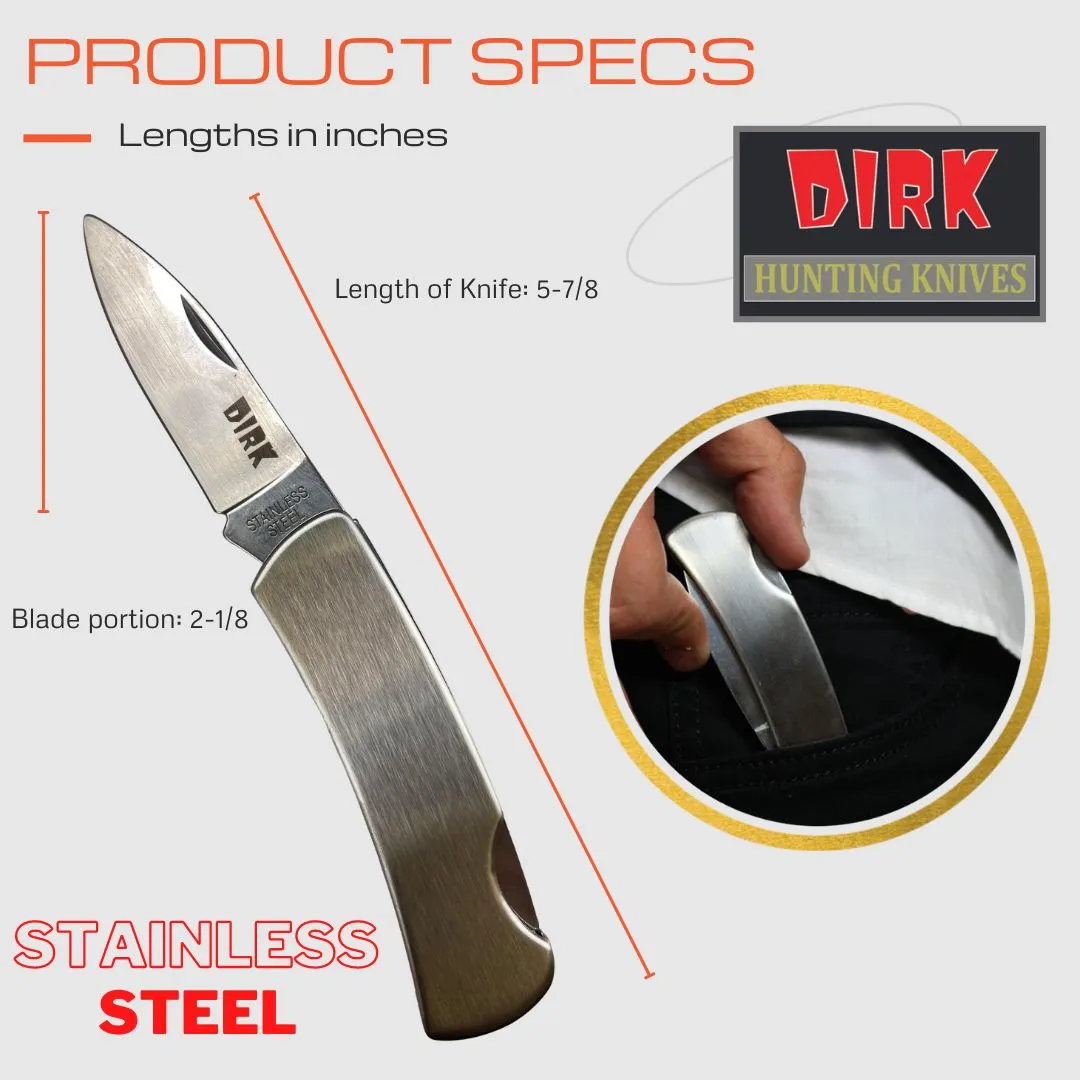 Stainless Steel Pocket Knife