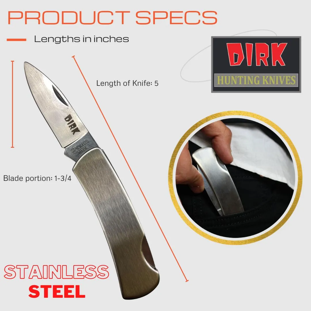 Stainless Steel Pocket Knife