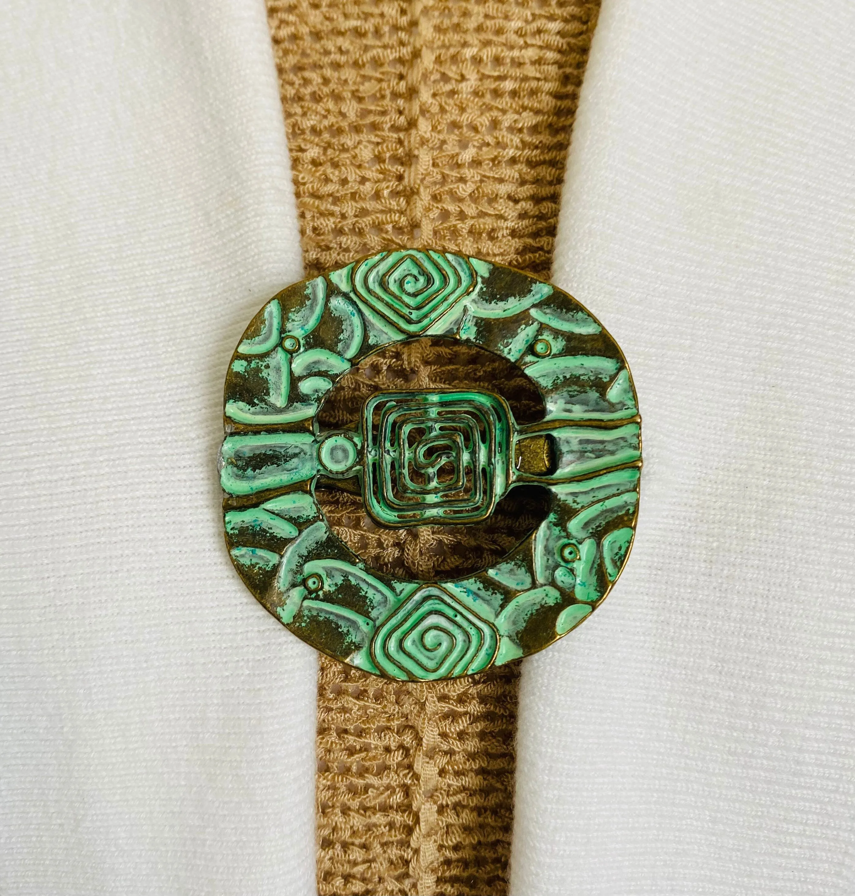 Sweater Clips Patina Tribal Boho Cardigan Clasp Gold Sweater Clip Spiral Sweater Guard Gift Gifts for Her by Fabulici