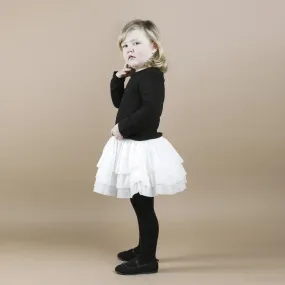 THE TINY BALLERINA DRESS - BLACK & WHITE