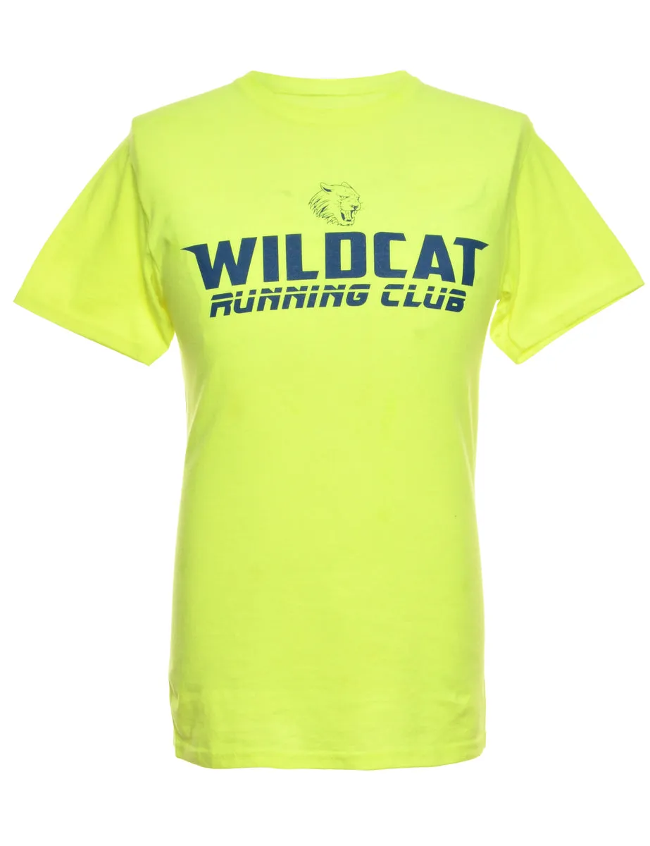 Wildcats Lime Green Sports T-shirt - M